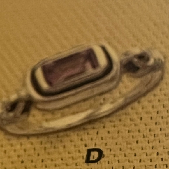 Silpada Sterling Silver and Faceted Amethyst 
Ring - Picture 4 of 14
